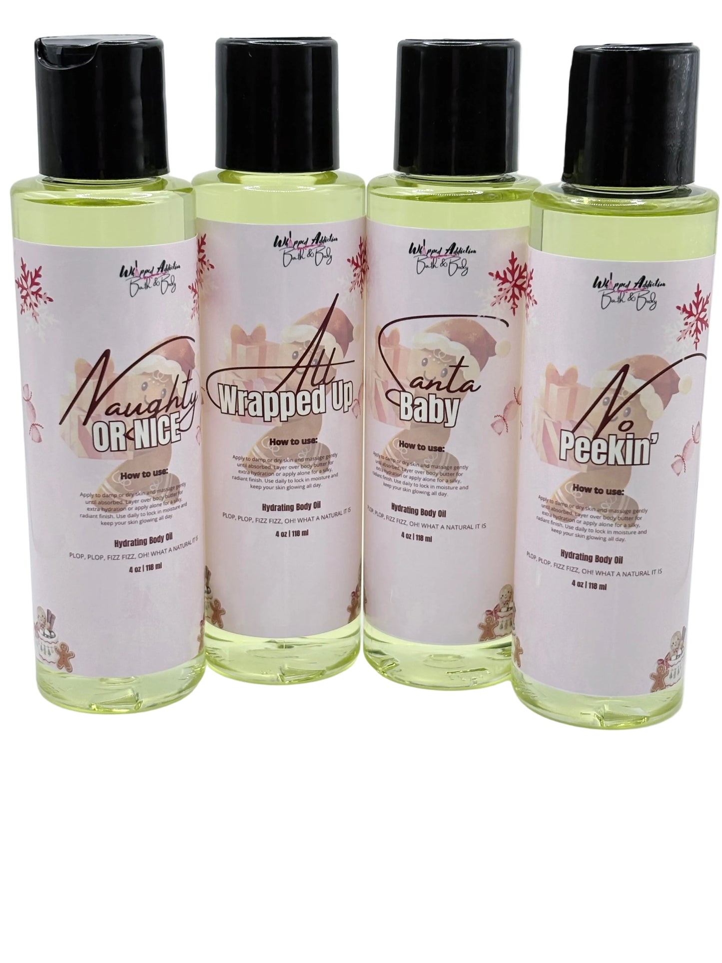 Holiday Glow Body Oil Bundle- 4 Oils