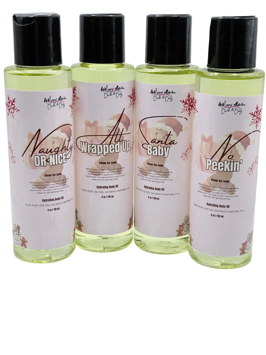 Holiday Glow Body Oil Bundle- 4 Oils